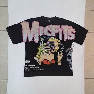 Civil Regime x Misfits "Die Die My Darling" Tee - Men's Oversized Size Large